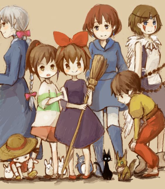 Les filles de Miyazaki